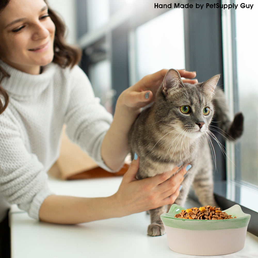 Shopify Cat Bowl Round Plain all colors-Lifestyle4